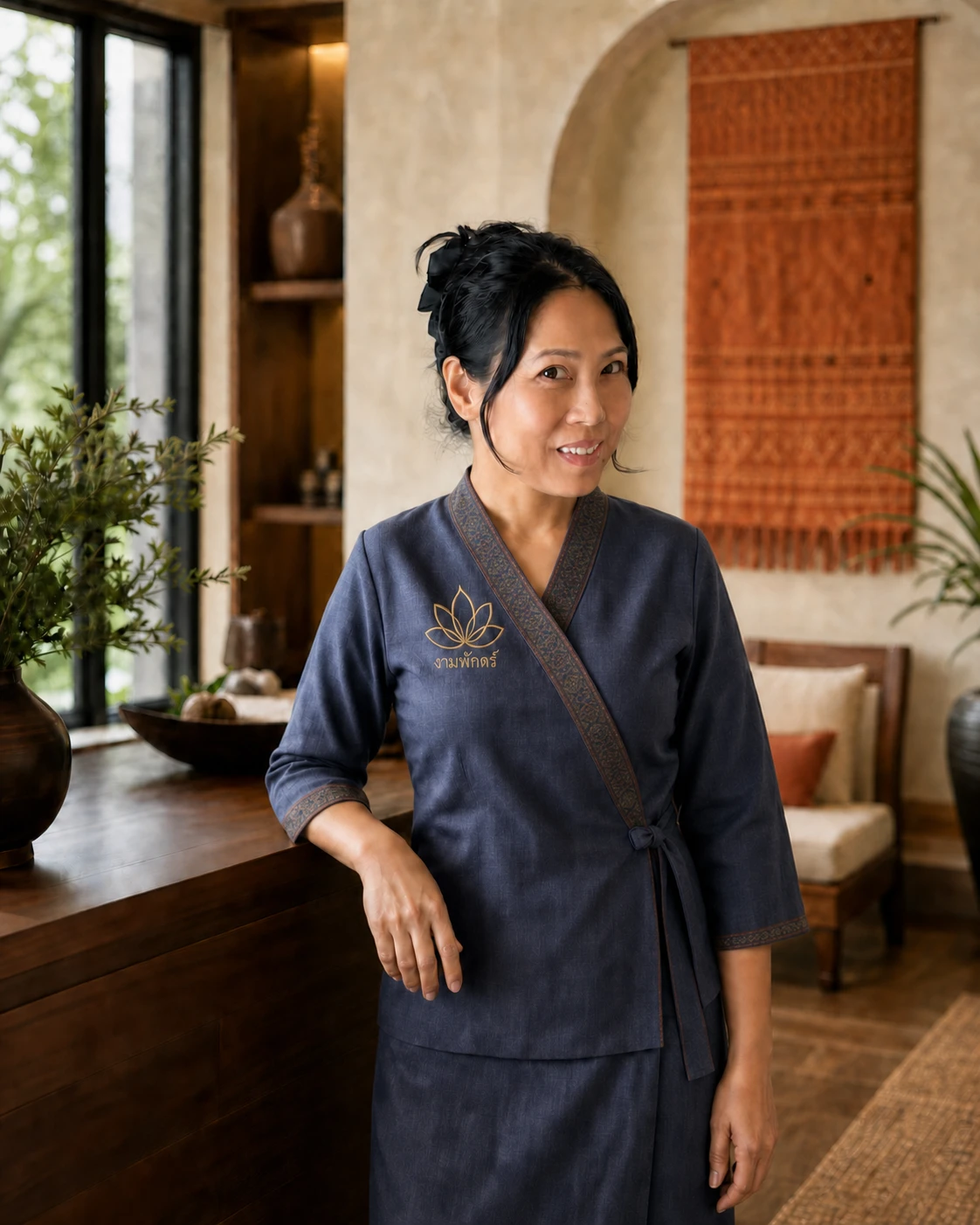 ภาพตัวอย่างเจ้าของร้านนวดไทย